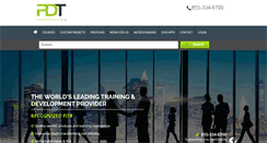 Desktop Screenshot of professionaldevelopmenttraining.com